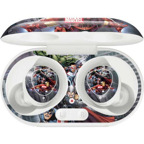 Marvel Avengers Attack Galaxy Buds Plus Skin